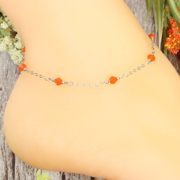 Dainty Anklet for Women – Elegant Everyday Jewelry & Perfect Gift | MLCRC1775 - Picture 8 of 10